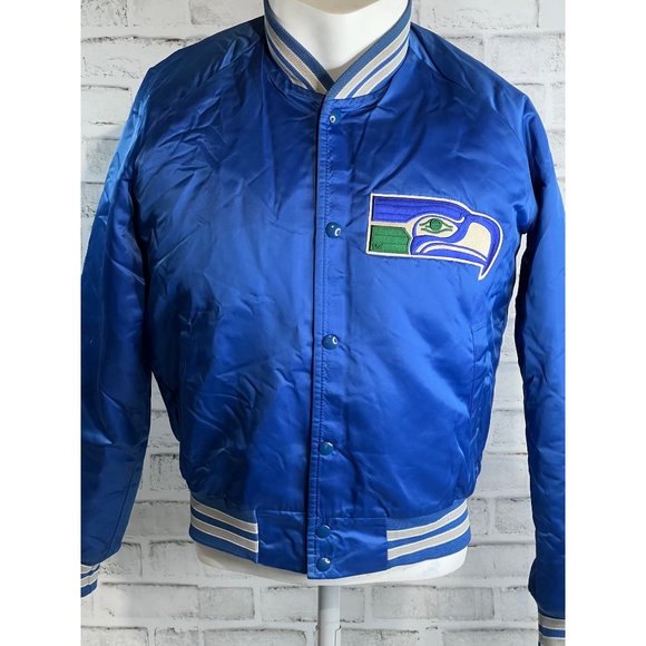 Chalkline Jackets & Coats Vintage 8s Seattle Seahawks Satin Chalk